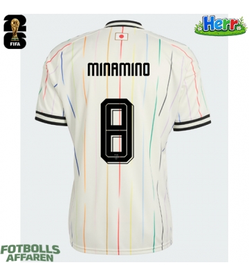 Japan Takumi Minamino #8 Bortatröja VM 2026 Kortärmad